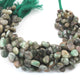 1  Strand  Emerald Smooth Briolettes  - Heart Shape Briolettes  6mmx7mm-12mmx9mm - 9 Inches BR1943 - Tucson Beads