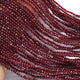 5 Long Strand Garnet Faceted Gamstone Round Balls , Jewelry Making Supplies 2mm 13 Inches RB506 - Tucson Beads