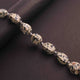 1  Long Strand Dalmatian jasper Faceted Briolettes  -Fancy Shape Briolettes- 13mmx6mm -12mmx6mm-9.5 Inches BR3849 - Tucson Beads