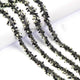 5 Feet White And Black Beads Dangling Chain, Oxidized Silver Plated Wire Wrapped Chain, Gemstone Rosary Chain, 2mm  BD803 - Tucson Beads