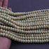 1 Strand Yellow opal Faceted Roundels  - Round Shape  Roundels 8mm -14 Inches BR1141