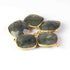 5 Pcs 925 Sterling Vermeil Labradorite Faceted Cushion Shape Single Bail Pendant - Labradorite Pendant 20mmx16mm SS696