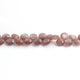 1  Strand  Chocolate Moon Stone Faceted Briolettes  -Heart Shape  Briolettes -6mm-7mm- 9 Inches BR02428 - Tucson Beads