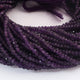 1 Strand Amethyst Faceted Rondelles, Micro Faceted Roundelles,Natural Gemstone Rondelles 3mm 13 Inch RB129 - Tucson Beads