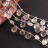 1 Strand Golden Rutile  Faceted   Briolettes  -Pear Shape Briolettes  -12mmx8mm- -8 Inches BR02352