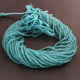 5 Strands Apatite Faceted Rondelles, Gemstone Beads, Micro faceted beads 3mm-3.5mm 13 inch long strand RB108 - Tucson Beads
