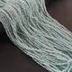 5 Strands Aquamarine Faceted Finest Quality Rondelles 3.5mm to 4mm 13.5 inch strand RB109 - Tucson Beads