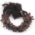 1  Strand Smoky Quartz Faceted Briolettes -Pear Shape  Briolettes  9mmx6mm-13mmx7mm -9 Inches BR4003