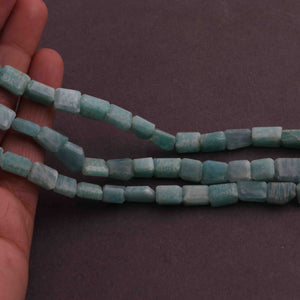1 Strand Amazonite Faceted Briolettes -Chicklet  Briolettes - 8mmx6mm-12mmx7mm 13 Inches BR1143 - Tucson Beads