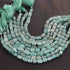 1 Strand  Amazonite  Faceted Tumbled Shape- Nuggets Beads-Briolettes-8mmx8mm-16mmx8mm-10 inches-BR01684