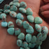 1 Strand Natural Sleeping Beauty Turquoise Faceted Big Size Heart  Briolettes -Arizona Turquoise Heart -6mm-12mm-8 Inches BR3816