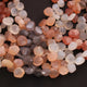 1  Strand Multi Moonstone Faceted Briolettes -Heart Shape  Briolettes- 7mm-12mm-8 Inches BR03036 - Tucson Beads