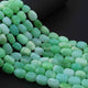 1 Strand Green Opal Smooth Briolettes -Tumble Shape Briolettes - 17mmx9mm-9mmx9mm- 16 Inches BR2179 - Tucson Beads