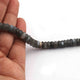 1  Strand Gray Moonstone Faceted Rondelles - Moonstone Rondelles - 4mm-6mm  10  Inch BR1115 - Tucson Beads