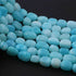 1 Strand Peru Opal Smooth Briolettes -Tumble Shape Briolettes - 17mmx11mm-10mmx10mm- 13 Inches BR2177