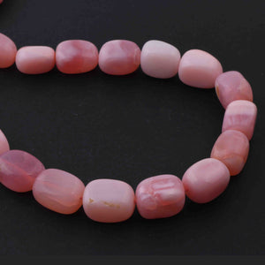 1 Strand  Pink Opal Smooth Briolettes -Tumbled Shape Briolettes - 16mmx11mm-12mmx11mm- 16 Inches BR2192 - Tucson Beads