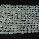 1 Strand Finest quality White Rainbow Moonstone Smooth Assorted Briolettes- Faceted Assorted Beads 6mmx6mm-18mmx10mm 18 Inch BR1644 - Tucson Beads