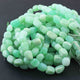 1 Strand Green Opal Smooth Briolettes -Tumble Shape Briolettes - 19mmx13mm-12mmx11mm- 16 Inches BR2157 - Tucson Beads
