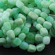 1 Strand Green Opal Smooth Briolettes -Tumble Shape Briolettes - 19mmx13mm-12mmx11mm- 16 Inches BR2157 - Tucson Beads