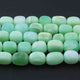 1 Strand Green Opal Smooth Briolettes -Tumble Shape Briolettes - 17mmx9mm-9mmx9mm- 16 Inches BR2179 - Tucson Beads