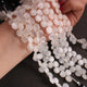1  Long Strand White Moon Stone Faceted Briolettes  -Heart Shape Briolettes 9mm -9 Inches BR02444 - Tucson Beads