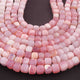 1 Strand Shaded Pink Opal Faceted Briolettes -Cube Shape Briolettes - 10mmx9mm-7mmx8mm - 12 Inches BR01686 - Tucson Beads