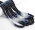 1 Strand Shaded Blue Sapphire Faceted Rondelles - Faceted Beads - Gemstone Beads - 5mm-6mm -16 Inch BR01064