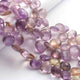 1 Long Strand Ametrine Faceted Briolettes -Heart Shape Briolettes - 19mmx17mm-12mmx12mm - 8 inches BR01701 - Tucson Beads