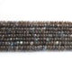 1  Long Strand Labradorite Faceted Roundells - Round Shape Roundells- 6mm-9 mm-16.5 Inches BR02338 - Tucson Beads