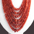1490 Carats 7 Strands Of Precious Genuine Sunstone Necklace - Faceted Rondelle Beads - Rare & Natural Sunstone Necklace - Stunning Elegant Necklace BRU214