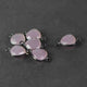 Rose Quartz Oxidized Sterling Silver Faceted Heart Shape Pendant / Connector - Gemstone 14mmx11mm-17mmx11mm SS899 - Tucson Beads