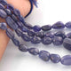 1 Long Strand Tenzanite  Smooth Briolettes -Oval Shape Briolettes - 8mmx7mm-22mmx15mm - 16 Inches BR01262 - Tucson Beads