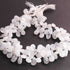 1  Strand White Rainbow Moonstone  Faceted Briolettes - Pear Shape  Briolettes  9mmx6mm-15mmx8mm 10 Inches BR3017