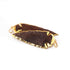 2 Pcs Shaded Brown Jasper Arrowhead  24k Gold  Plated Charm Pendant -  Electroplated With Gold Edge 84mmX38mm-95mmx37mm AR188