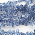 1 Strand Amazing Quality Kyanite Faceted Briolettes - Pear Shape Natural Gemstone Briolettes -5mmx3mm-8mmx4mm -10-Inches BR03069