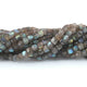 1 Strand Labradorite  Faceted Cube Briolettes - Box shape Beads 3mm-5mm -10 nches BR0634 - Tucson Beads