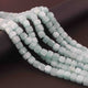 1 Strand Amazonite  Faceted Cube Briolettes - Box shape Beads 6mm-7mm -8.5 Inches BR0633 - Tucson Beads