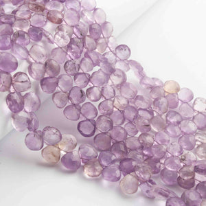 1  Strand Ametrine Faceted Briolettes -Pear Drop Shape  Briolettes -6mmx6mm-9mmx7mm-8 Inches BR01717 - Tucson Beads