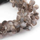 1 Strand Gray moonstone Faceted Pear Briolettes - moonstone  Pear Briolettes -9mmx6mm-10mmx7mm- 8 Inches BR0616 - Tucson Beads