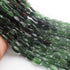 1 Strand Serpentine Faceted Briolettes Oval Shape Briolettes -13mmx7mm-8mmx5mm 14.5 Inches BR01726