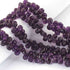 1 Strand Amethyst Faceted Tear Drop Briolettes - 5mm-7mm 8 Inches BR0674