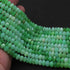 1 Long Strands Green Opal Smooth Rondelles - Green Opal Roundel Beads 7mm 14 Inches BR0217