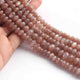 1 Long Strand Chocolate Moon Stone Faceted Rondelles - Round Shape Rondelles 6mm-11mm 16 Inches BR02320 - Tucson Beads