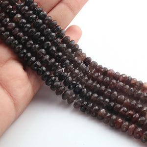 1 Strand Andusalite Faceted Rondelles - Round Shape Rondelles - 7mm - 10 Inches BR249 - Tucson Beads