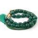 490 ct. 1 Strand Dyed Emerald Smooth Assorted Shape Necklace , Dyed Emerald Smooth Assorted Beads, Emerald Necklace - BRU118 - Tucson Beads