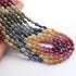 605 ct. 5 Strands Of Genuine Multi Sapphire Necklace - Smooth Oval Precious - Rare & Natural Necklace - Stunning Elegant Necklace SPB0248