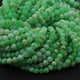 1 Long Strands Green Opal Smooth Rondelles - Green Opal Round Ball Beads 8mm-6mm 13.5 Inches BR0223 - Tucson Beads