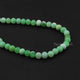 1 Long Strands Green Opal Smooth Rondelles - Green Opal Round Ball Beads 8mm-6mm 13.5 Inches BR0223 - Tucson Beads