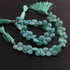 1 Strand Amazonite Faceted Briolettes -Heart Shape Briolettes  - 8mm-8 Inches BR01723