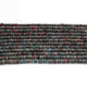1 Strand Ruby Zosite Smooth Heishi Wheel Briolettes - Gemstone Briolettes  -5mm- 13  Inches BR01244 - Tucson Beads
